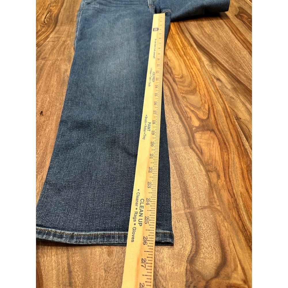 Chico's Define Me Denim Straight Leg Ankle Jeans Size 14R Blue Wash - Picture 8 of 8